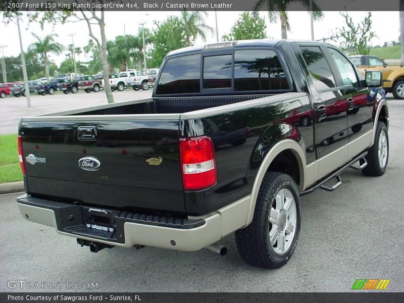 Black / Castano Brown Leather 2007 Ford F150 King Ranch SuperCrew 4x4