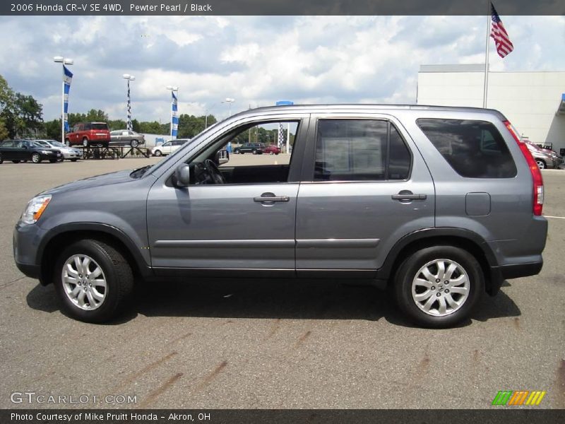Pewter Pearl / Black 2006 Honda CR-V SE 4WD