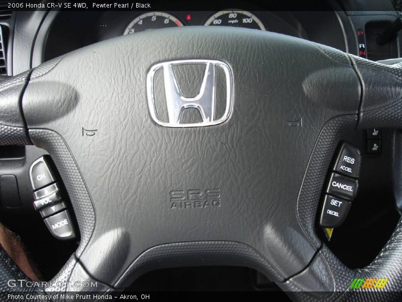 Pewter Pearl / Black 2006 Honda CR-V SE 4WD