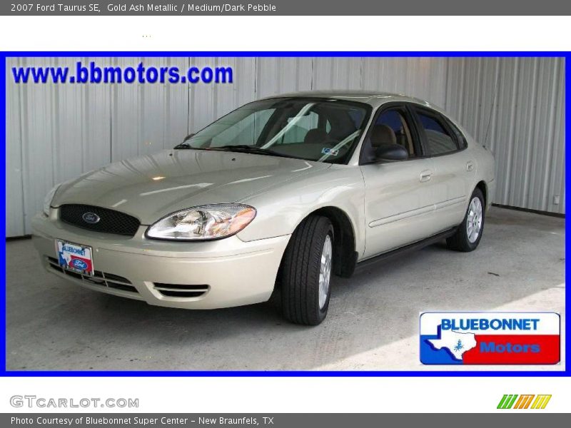 Gold Ash Metallic / Medium/Dark Pebble 2007 Ford Taurus SE