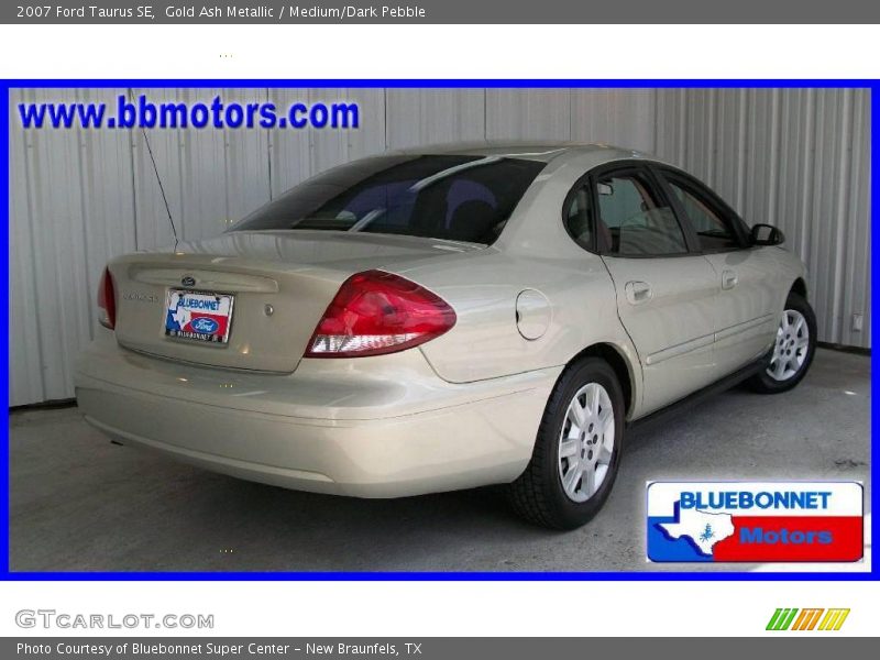 Gold Ash Metallic / Medium/Dark Pebble 2007 Ford Taurus SE