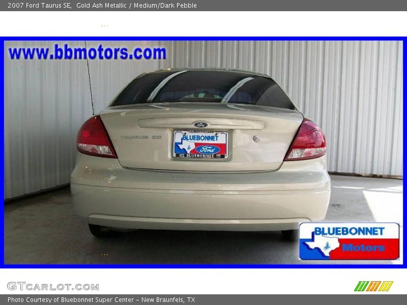 Gold Ash Metallic / Medium/Dark Pebble 2007 Ford Taurus SE