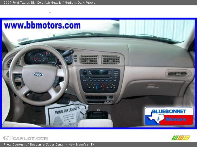 Gold Ash Metallic / Medium/Dark Pebble 2007 Ford Taurus SE