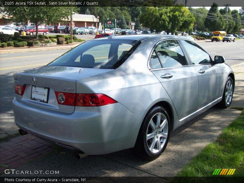 Satin Silver Metallic / Quartz 2005 Acura TSX Sedan