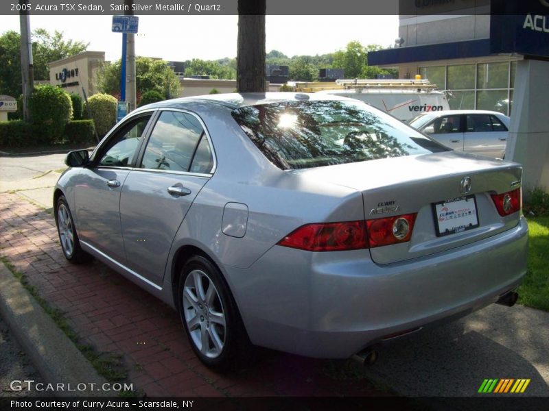 Satin Silver Metallic / Quartz 2005 Acura TSX Sedan