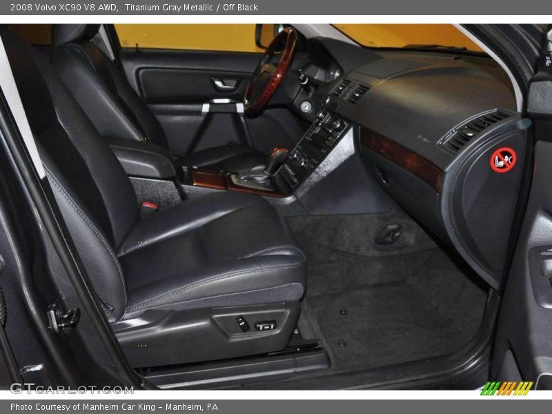 Titanium Gray Metallic / Off Black 2008 Volvo XC90 V8 AWD