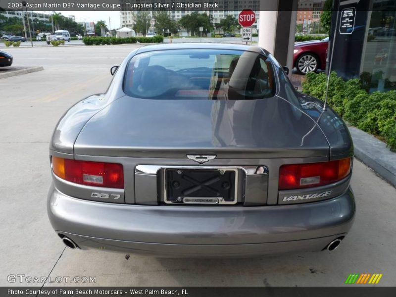 Tungsten Silver / Obsidian Black 2003 Aston Martin DB7 Vantage Coupe