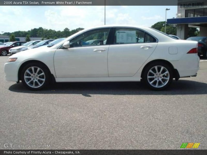 Premium White Pearl / Parchment 2006 Acura TSX Sedan