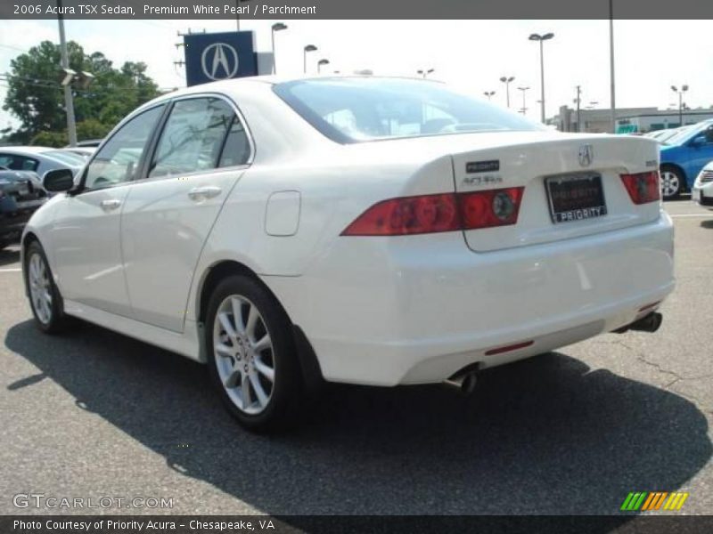 Premium White Pearl / Parchment 2006 Acura TSX Sedan