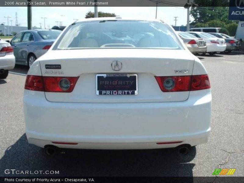 Premium White Pearl / Parchment 2006 Acura TSX Sedan