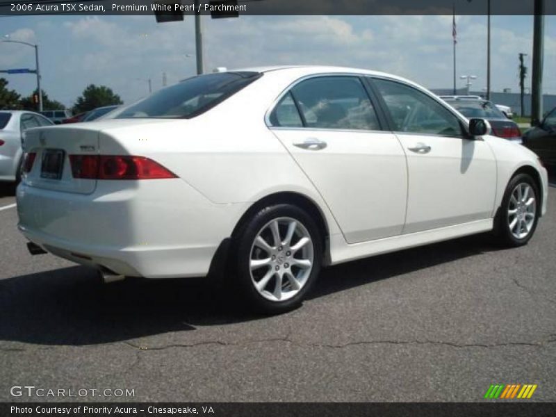 Premium White Pearl / Parchment 2006 Acura TSX Sedan