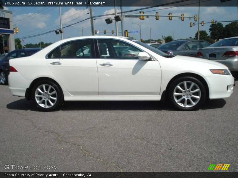 Premium White Pearl / Parchment 2006 Acura TSX Sedan