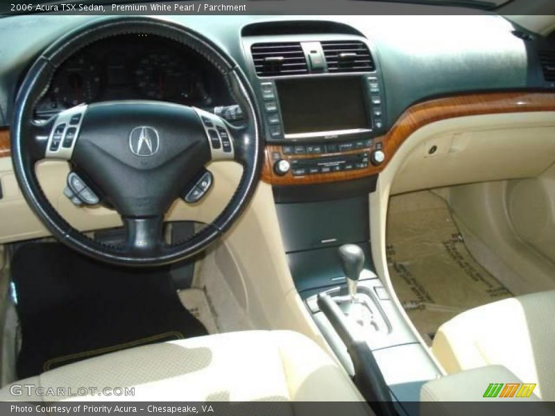 Premium White Pearl / Parchment 2006 Acura TSX Sedan