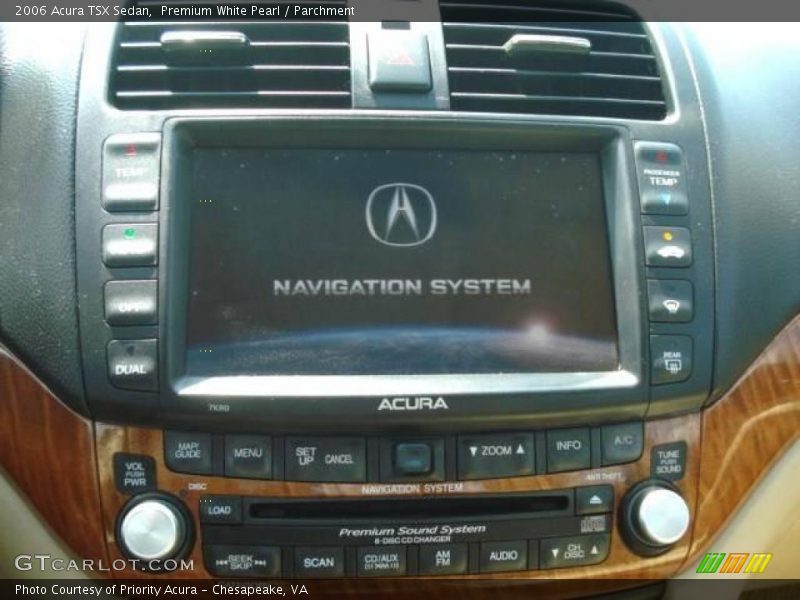Premium White Pearl / Parchment 2006 Acura TSX Sedan