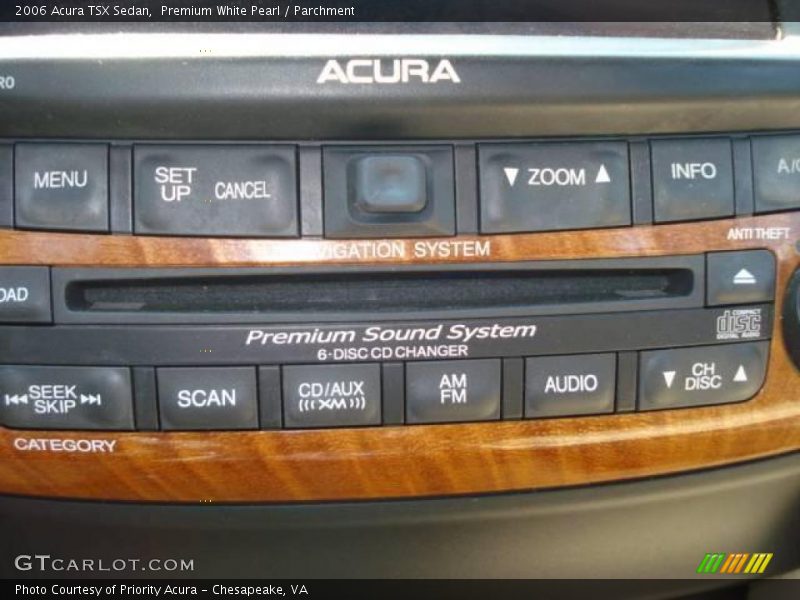 Premium White Pearl / Parchment 2006 Acura TSX Sedan