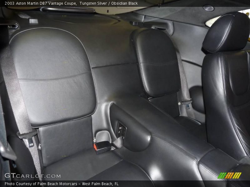 Tungsten Silver / Obsidian Black 2003 Aston Martin DB7 Vantage Coupe