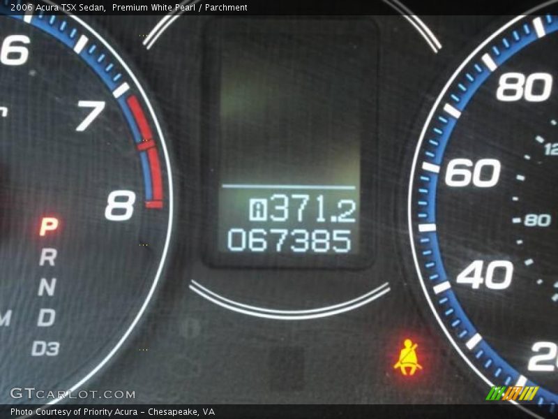 Premium White Pearl / Parchment 2006 Acura TSX Sedan