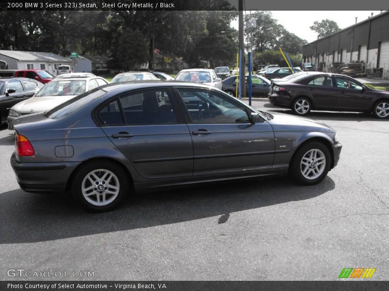 Steel Grey Metallic / Black 2000 BMW 3 Series 323i Sedan