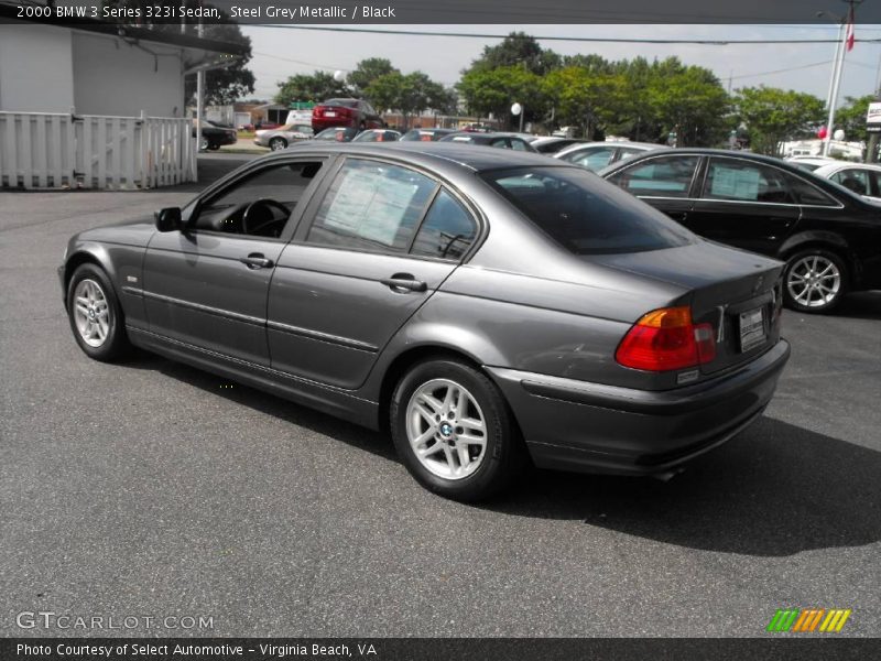 Steel Grey Metallic / Black 2000 BMW 3 Series 323i Sedan