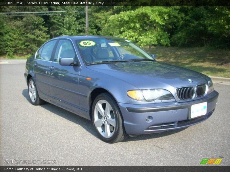 Steel Blue Metallic / Grey 2005 BMW 3 Series 330xi Sedan