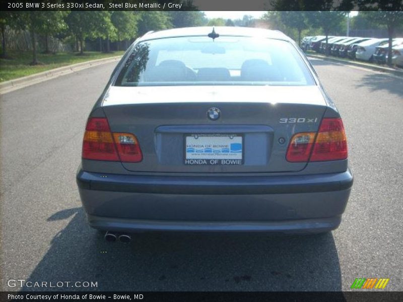 Steel Blue Metallic / Grey 2005 BMW 3 Series 330xi Sedan