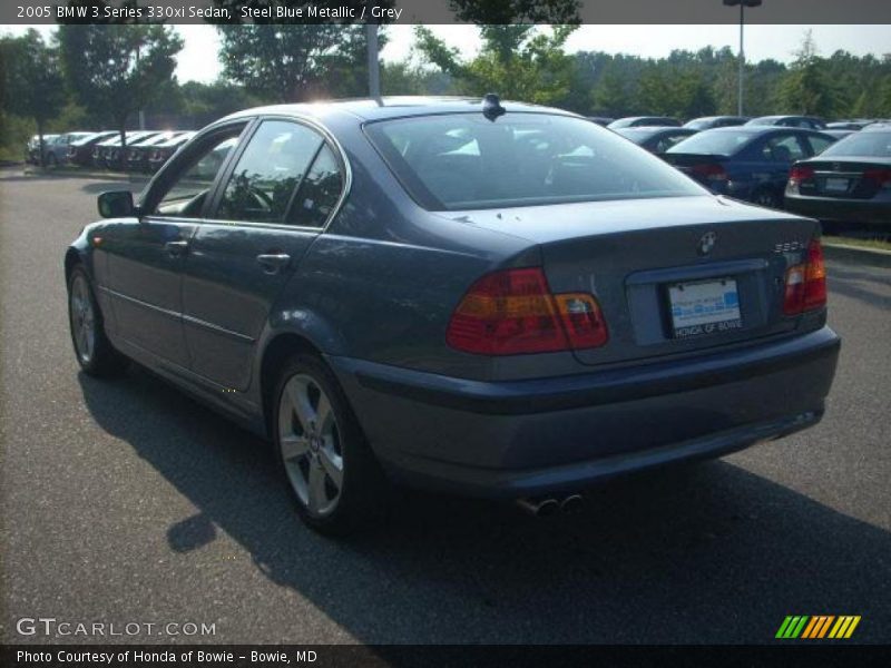 Steel Blue Metallic / Grey 2005 BMW 3 Series 330xi Sedan