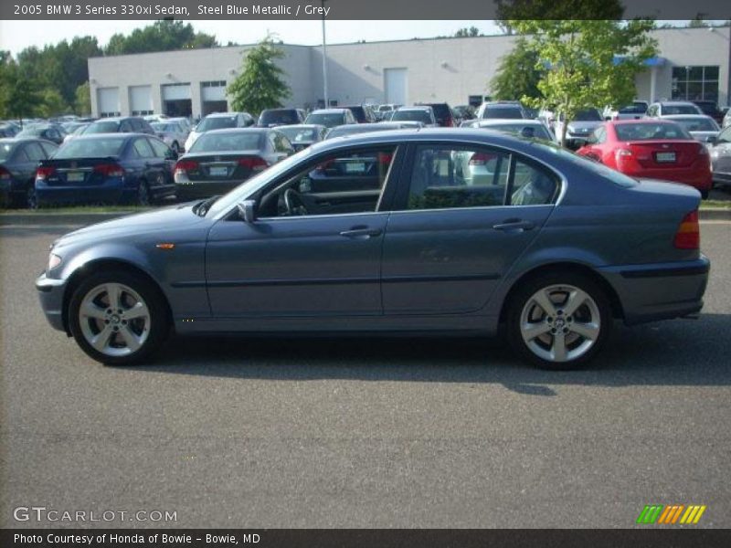 Steel Blue Metallic / Grey 2005 BMW 3 Series 330xi Sedan