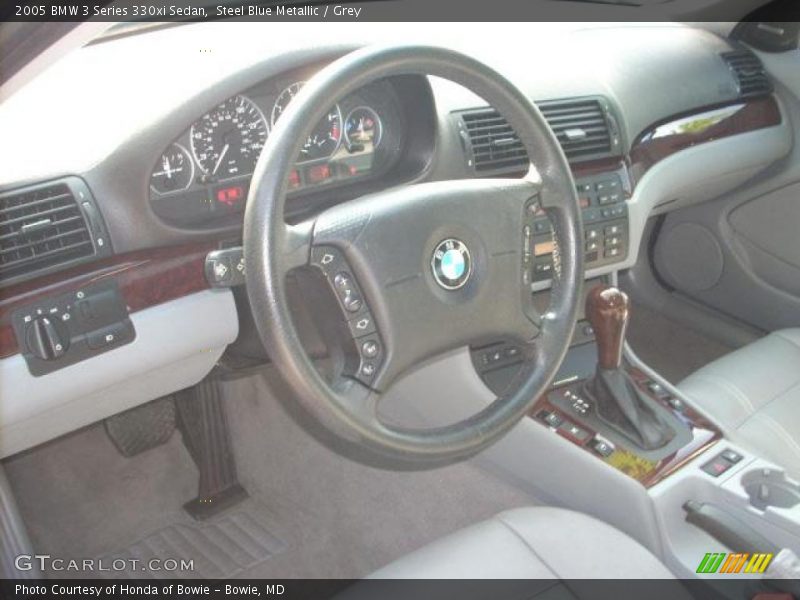 Steel Blue Metallic / Grey 2005 BMW 3 Series 330xi Sedan