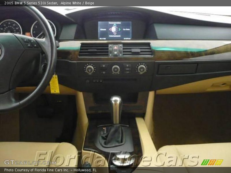 Alpine White / Beige 2005 BMW 5 Series 530i Sedan