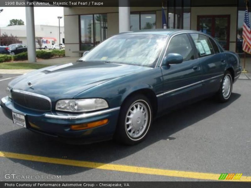 Majestic Teal Pearl / Taupe 1998 Buick Park Avenue