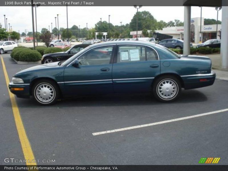 Majestic Teal Pearl / Taupe 1998 Buick Park Avenue