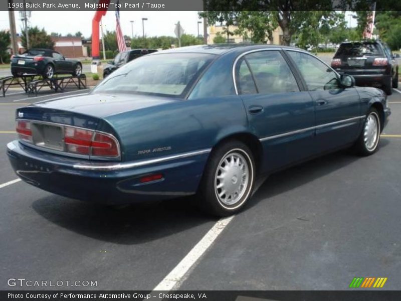 Majestic Teal Pearl / Taupe 1998 Buick Park Avenue