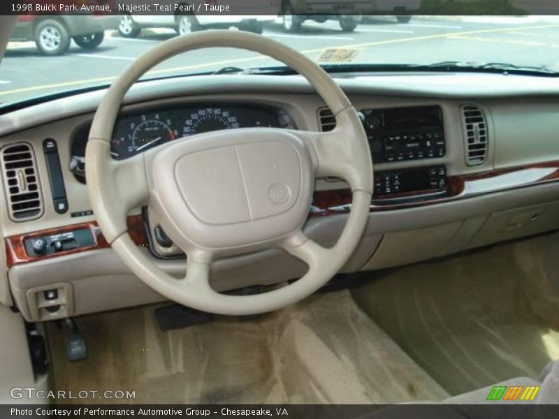 Majestic Teal Pearl / Taupe 1998 Buick Park Avenue