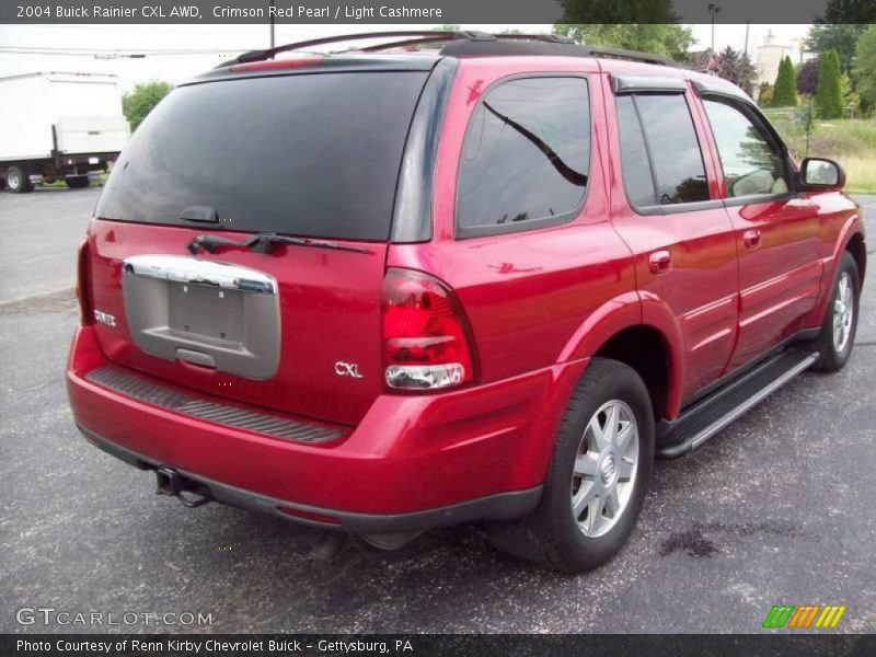 Crimson Red Pearl / Light Cashmere 2004 Buick Rainier CXL AWD