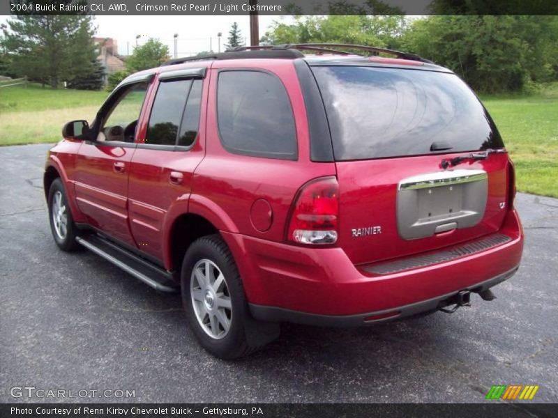 Crimson Red Pearl / Light Cashmere 2004 Buick Rainier CXL AWD