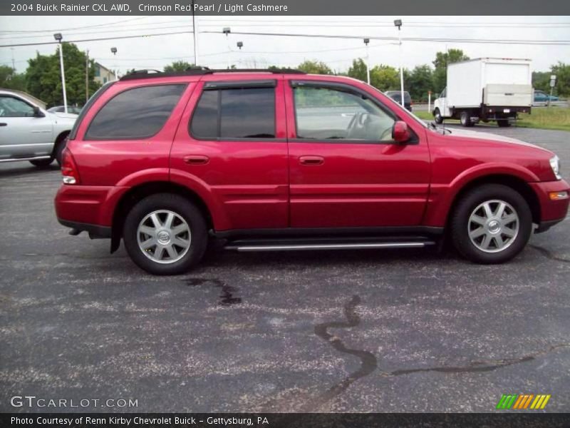 Crimson Red Pearl / Light Cashmere 2004 Buick Rainier CXL AWD