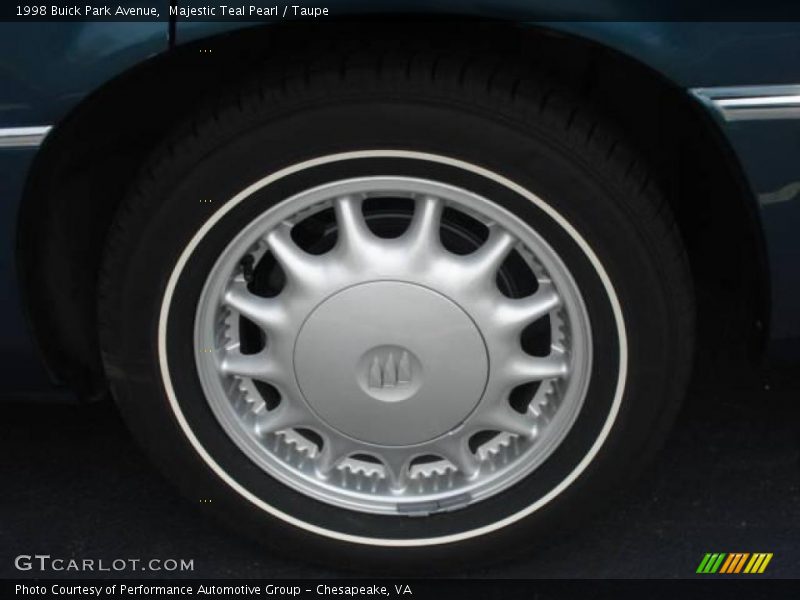 Majestic Teal Pearl / Taupe 1998 Buick Park Avenue