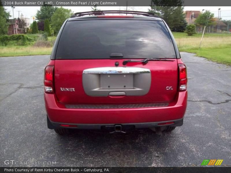 Crimson Red Pearl / Light Cashmere 2004 Buick Rainier CXL AWD
