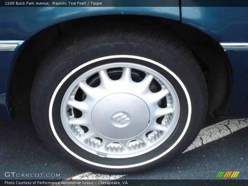 Majestic Teal Pearl / Taupe 1998 Buick Park Avenue