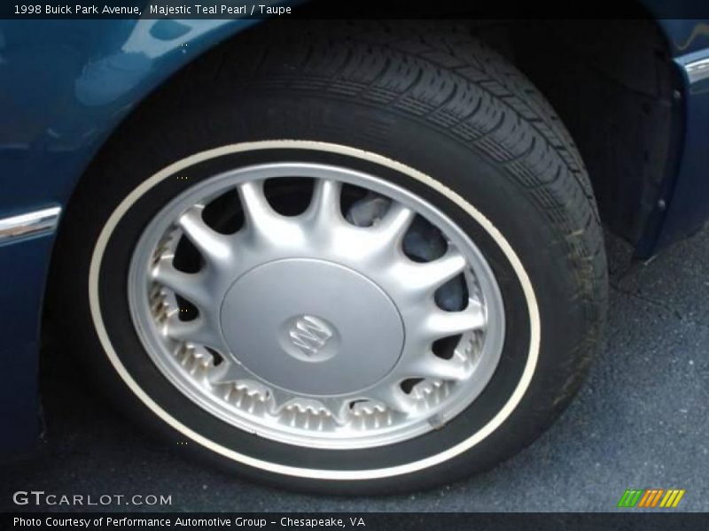 Majestic Teal Pearl / Taupe 1998 Buick Park Avenue