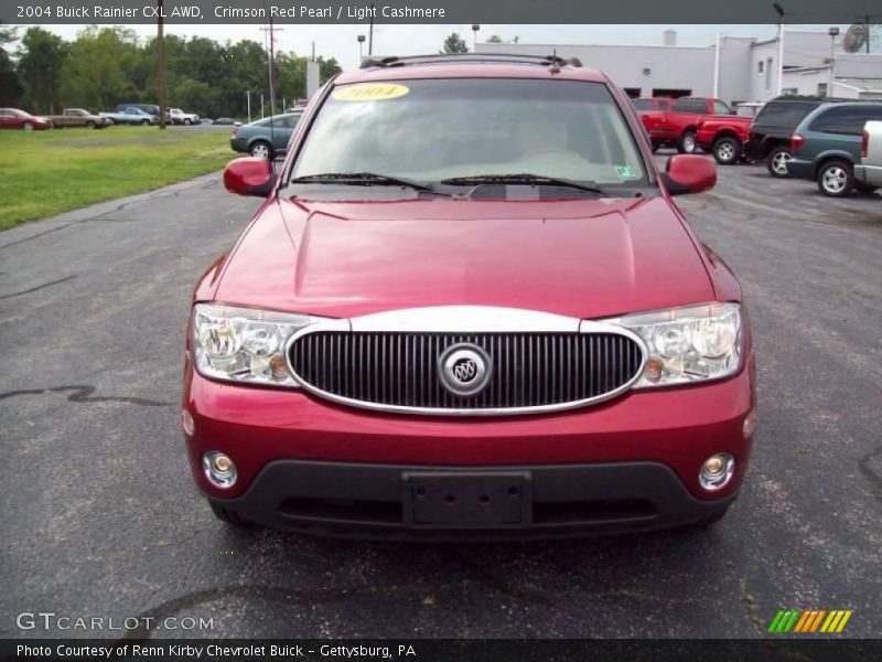 Crimson Red Pearl / Light Cashmere 2004 Buick Rainier CXL AWD