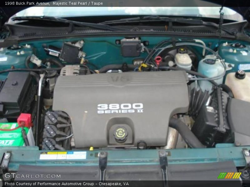 Majestic Teal Pearl / Taupe 1998 Buick Park Avenue