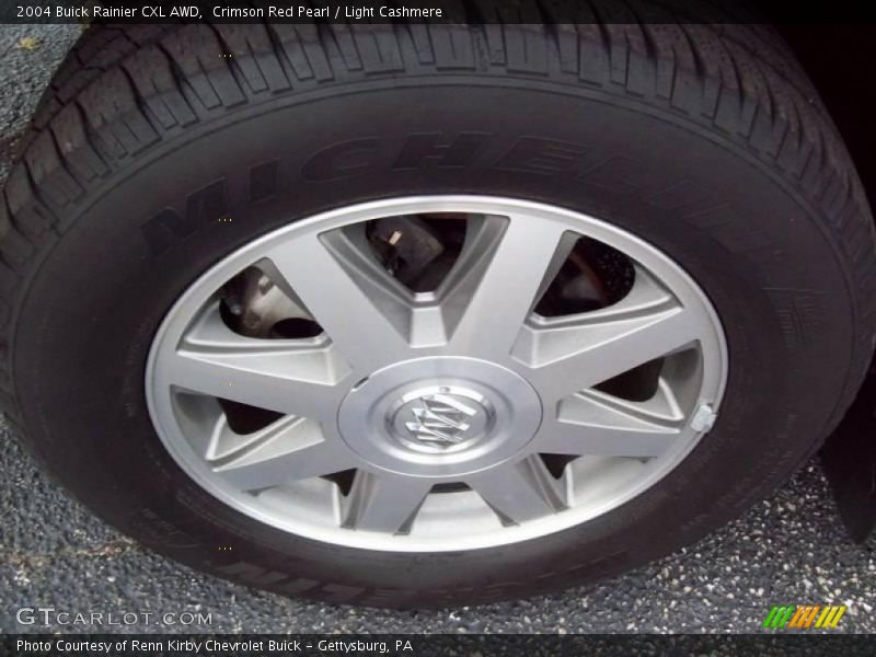 Crimson Red Pearl / Light Cashmere 2004 Buick Rainier CXL AWD