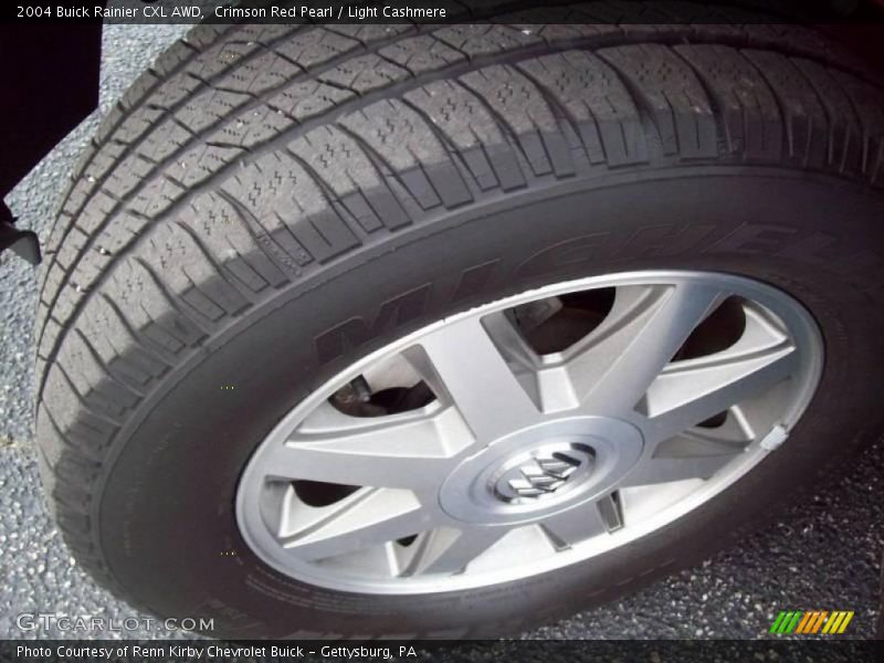 Crimson Red Pearl / Light Cashmere 2004 Buick Rainier CXL AWD