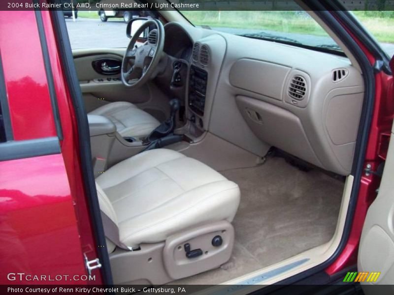 Crimson Red Pearl / Light Cashmere 2004 Buick Rainier CXL AWD