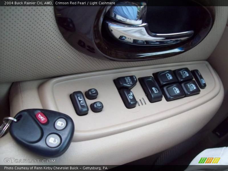 Crimson Red Pearl / Light Cashmere 2004 Buick Rainier CXL AWD