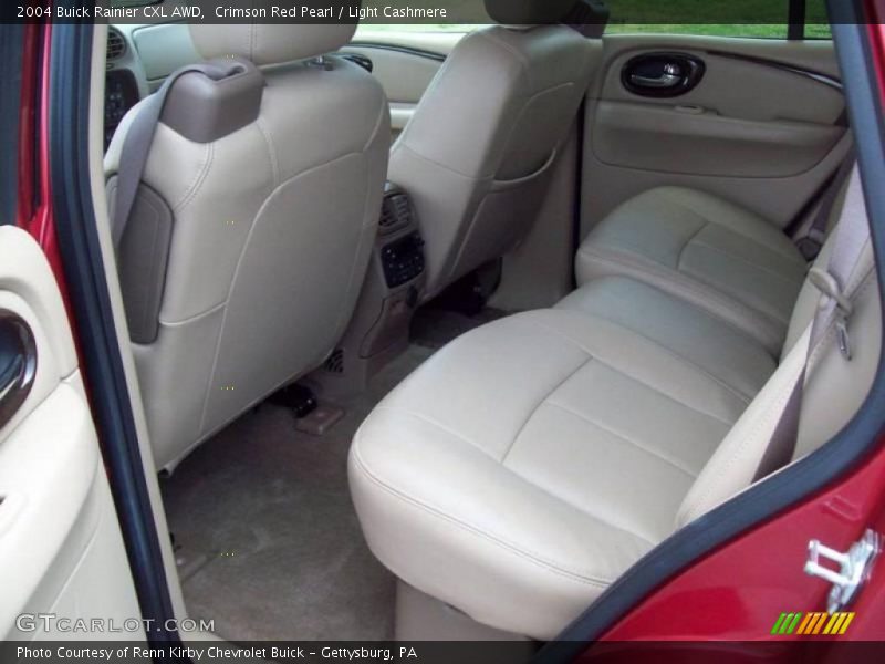 Crimson Red Pearl / Light Cashmere 2004 Buick Rainier CXL AWD