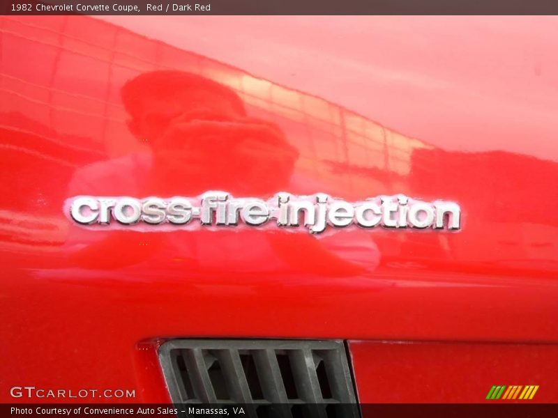 Red / Dark Red 1982 Chevrolet Corvette Coupe
