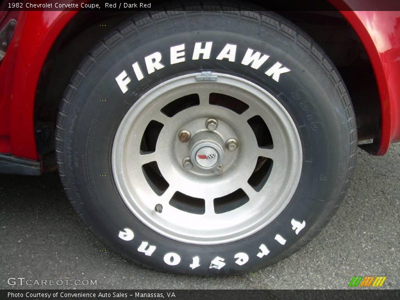 Red / Dark Red 1982 Chevrolet Corvette Coupe