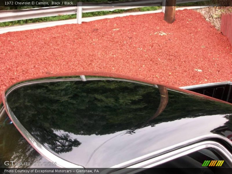 Black / Black 1972 Chevrolet El Camino